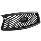Front Bumper Grille,Gloss Black for Eau Auto Parts Bumper Grille Replacementfor Infiniti Masterfully Created