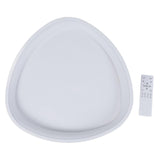 Flush Mount LED Ceiling Light Minimalist 3 Color Temperature Dimmable APP Control Oval Triangle LED Ceiling Light Fixture for Kitchen Bedroom White