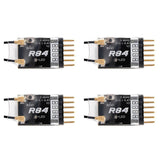 4X for R84 V2 4CH Compatible PWM RC Receiver for D8 D16 SFHSS TX12 T16S Transmitter
