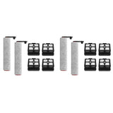 12Pcs Replacement Roller Brush HEPA Filter for H12 Pro /M13Beta/H12 Wash Floor Machine Accessories