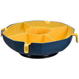Rotating Vegetable Draining Basket Single Layer Drain Water Basket Multi-grid Hot Pot Basket