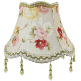 European Style Flower Lampshade Replacement Light Cover Scallop Dome Lamp Shade(E27)
