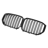 Electroplate Matte Black Grille Dual Fin Replacement 51137454888 Fits for G05 X5 2019
