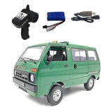 (Green) Model Bus Toy Remote Control Car Minivan Children Best Birthday Gift Toys