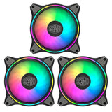 3 in 1 MF120 120mm Dual Loop 5V/4Pin Addressable Lighting CPU Cooling Fan Cooler Radiator Replaces Fans