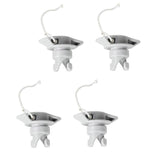 4Pcs Inflatable Raft Valves Lids Cap Dinghy Valves Plug Accessories