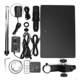 Full Set 34MP Digital Industrial Soldering Microscope Camera HDMI USB Outputs