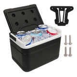 Golf Cart Ice Cooler with Mounting Bracket Kit 6L Capacity Portable Universal Fit Replacement for E?Z?GO Golf Cart