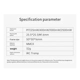 Whoop 4.9G 2.5W VTX Built-in Microphone with MMCX Interface 25.5x25.5mm Mounting Pattern for FPV P