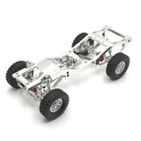 For MN 1/12 MN82 LC79 RC Car Spare Parts Metal Upgrade Carframe Modification Chassis Frame Kit Silv