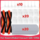 Accessories Kit Compatible For Vacuum Spare Parts Roller Brush Side Brush Filter