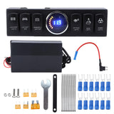 Gang Rocker Switch Panel,6 Gang Rocker Toggle Fuse Relay Box Rocker Toggle Switch Panel Next-Gen Design