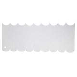 For 6 Pieces Clear Acrylic Icing Frosting Buttercream Large Cake Smoother