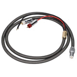Xangsane XS?0609 Vinyl Tonearm Cable Silver Plated Vinyl LP RCA to 5pin XLR Cable with Ground Wire1.5m / 4.9ft