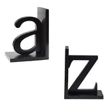 For Letter Wood Bookend Book Stand Home Decoration