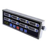 Commercial 8 Channels Digital Kitchen Timer Stainless Steel Calculagraph Timer With Alarm Clock R
