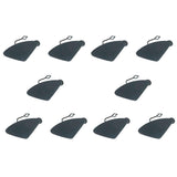 10X Car Front Bumper Tow Hook Eye Cover Cap for 3 Series F30 F31 2011-2015 51117293116