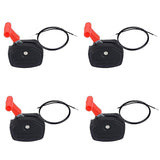 4X Universal Switch Lever Control Handle & 56 Inch Throttle Cable Kit for Lawnmower Lawn Mower Parts
