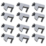 Brake Line Clamp, 12 Pcs Hose Pinch Clamp Pliers, Metal Brake Line Clamp Suitable for Flexible Hoses