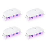 4X UV Light for Resin, Foldable UV Resin Ligh, Portable & Fast Curing Higher Power UV Lamp,Supplies