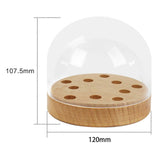 Clear Turntable Cartridges Headshell Box Supplies Decoration Stand for Phono Stand Protection Dust Box Collector