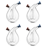 4X Kitchen Two-in-One Oil Dispenser Design Vinegar Cruet Olive Can Quality Oil Pourer Condiment Disp