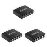 3X Ypbpr to Component to -Compatible HD Converter Ypbpr+L/Raudio to -Compatible Converter