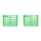 25Pc Combined Transparent Drawer Storage Cabinet Detachable Parts Box Hardware Sorting Box