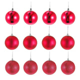 24pcs Christmas Decorative Balls Pendants Xmas Tree Hanging Balls Pendants