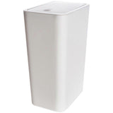 Small Trash Can with Lid Bathroom Kitchen Waste Basket Office Plastic Trash Can