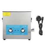 360HT Ultrasonic Cleaning Machine Mechanical Timing Heating Cleaner 6.5L 0~20minUK Plug 200~240V