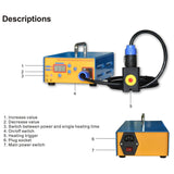 Paintless Induction Heater Machine for Car Minor Soft Dent Removing 220V 1380W Auto Dent Removal Pul