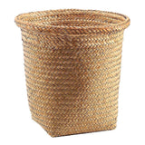 Woven Storage Baskets Garbage Basket Rubbish Can Wicker Waste Basket Wicker Storage Basket