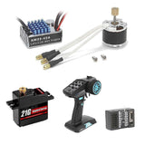 2322 2600KV Brushless Motor 45A ESC 7 Channel mitter Receiver 21g Servo Kit for 1/12 RC Car MN82 MN99S MN168 MN78 DS