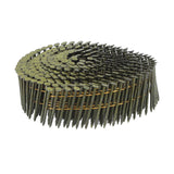 40 Rolls Coil Nail 16000 Counts 15 Degree Round Head Ring Shank Siding Nails Steel Wire Roofing Nail