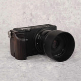 (B) Wood Wooden Side Grip Hand Grip for FP Camera Ebony / Ebony Yellow USAeSKS