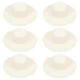 6Pcs DIY Graffiti Hat Children Painting Straw Hat Parent-children DIY Hat Plaything