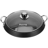 Aluminium Alloy Pot Korean Style Hot Pot Tray Practical Cooking Pot Cooking Tool