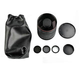 (FOR Nikon) 500mm F8.0 Telephoto Mirror Lens + T2 Mount Adapter Rings Photograph Accrsories