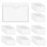 60Pcs Self-Adhesive Label Holder Card Pockets Holder for Index Cards