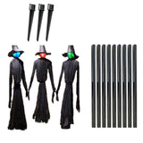 Screaming Witches Sound Activated Sensor Life Size Scary Decor for Yard Lawn