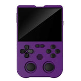 (No card Purple) ABS Gaming Console USB Charging Open Source Handheld Game System Retro Video Game Console Designed for RPG Enthusiasts