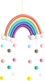 Crib Wind Chimes Hanging Clouds Raindrops Baby Room Decoration