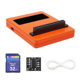 (32GB Orange) PSIO Optical Drive Emulator SLD Kit Fit for PS1 Thick Machine 3D-Printed Cover