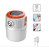 Solar Usb Rechargeable Camping Light, Remote Control, Waterproof And Portable