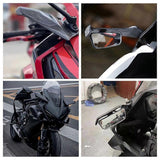 Motorcycle Flank Spoiler Fairing with Mirrors for