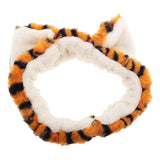 Tiger Ear Headband Soft Cartoon Animal Headband For Girls Face Washing And Skincare Cute And Fluffy Headband For Makeup Kids Party Headdress