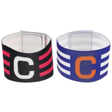 2pcs Football Captain Armband Comfortable Team Sports Captain Armband Adult Soccer Match Accessories Soccer Armband For Soccer Leader