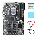 B75 Eth Mboard 12 Pcie+g1630 Cpu+sata Cable+s Cable+ Pad A1155 B75 Btc Mo