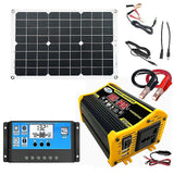 4000w -inverter 12v To 18w Solar Panel 30a Solar- Nerator For